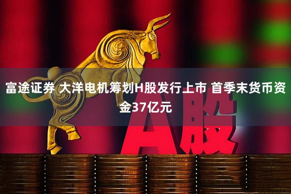 富途证券 大洋电机筹划H股发行上市 首季末货币资金37亿元