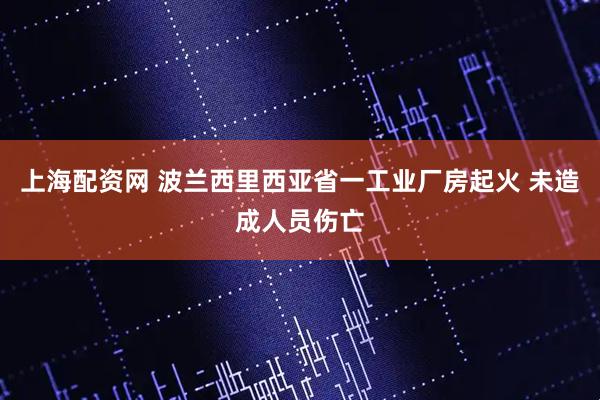 上海配资网 波兰西里西亚省一工业厂房起火 未造成人员伤亡