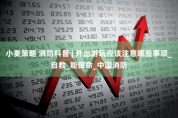 小麦策略 消防科普 | 外出游玩应该注意哪些事项_自救_能保命_中国消防