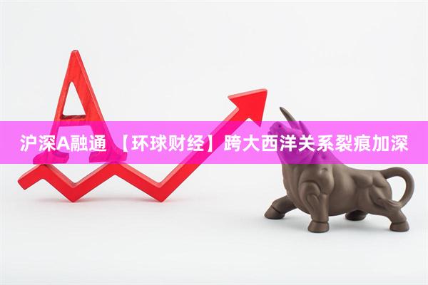 沪深A融通 【环球财经】跨大西洋关系裂痕加深